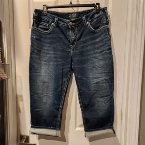 Silver Jean capris